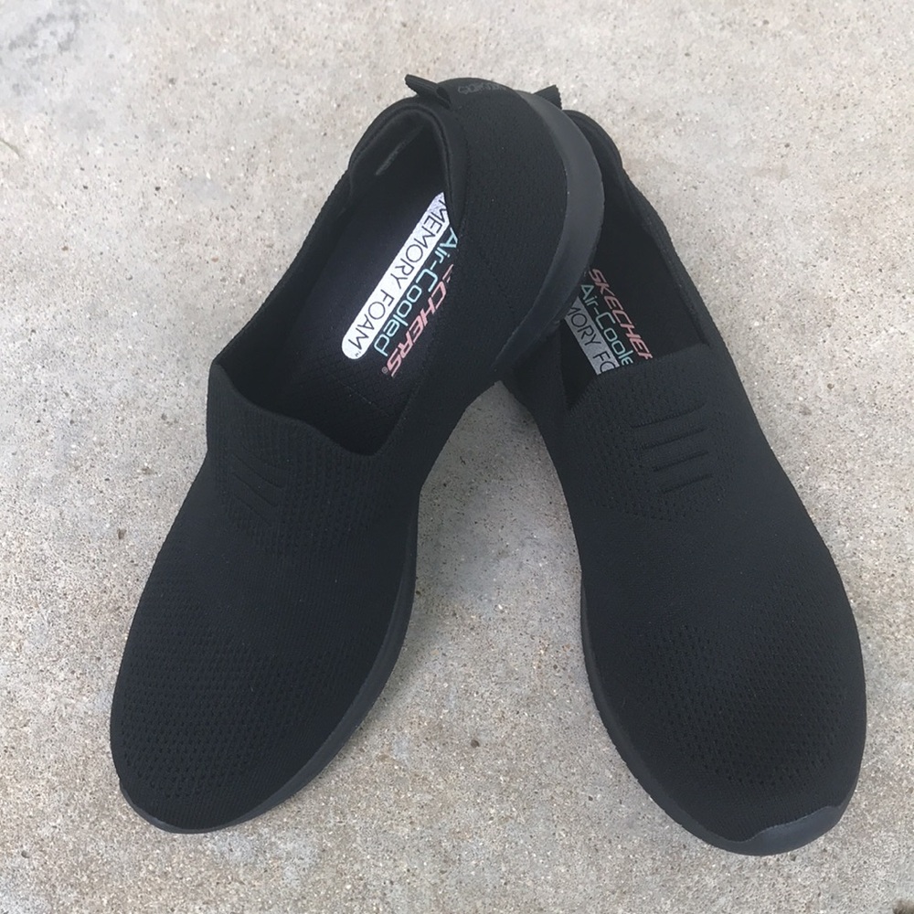 Skechers Ultra Flex Harmonious Air-cooled Memory-foam Slip-on Sneakers - Picture 13 of 16